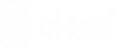 Blend company logo with stylized B icon and the word 'blend' in lowercase letters.