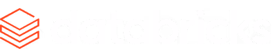 Databricks company logo with a red stacked cube icon and lowercase text.