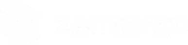 Zencargo logo with stylized geometric cube icon to the left and the company name in lowercase letters.
