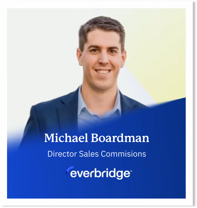 Portrait of Michael Boardman smiling, Director Sales Commissions at Everbridge.