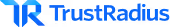 TrustRadius company logo in blue font with stylized TR icon.