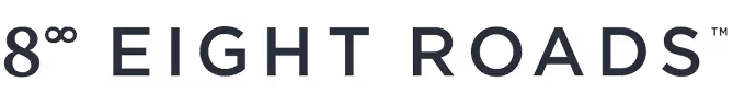 Text logo reading '8∞ EIGHT ROADS' in uppercase letters with a trademark symbol.