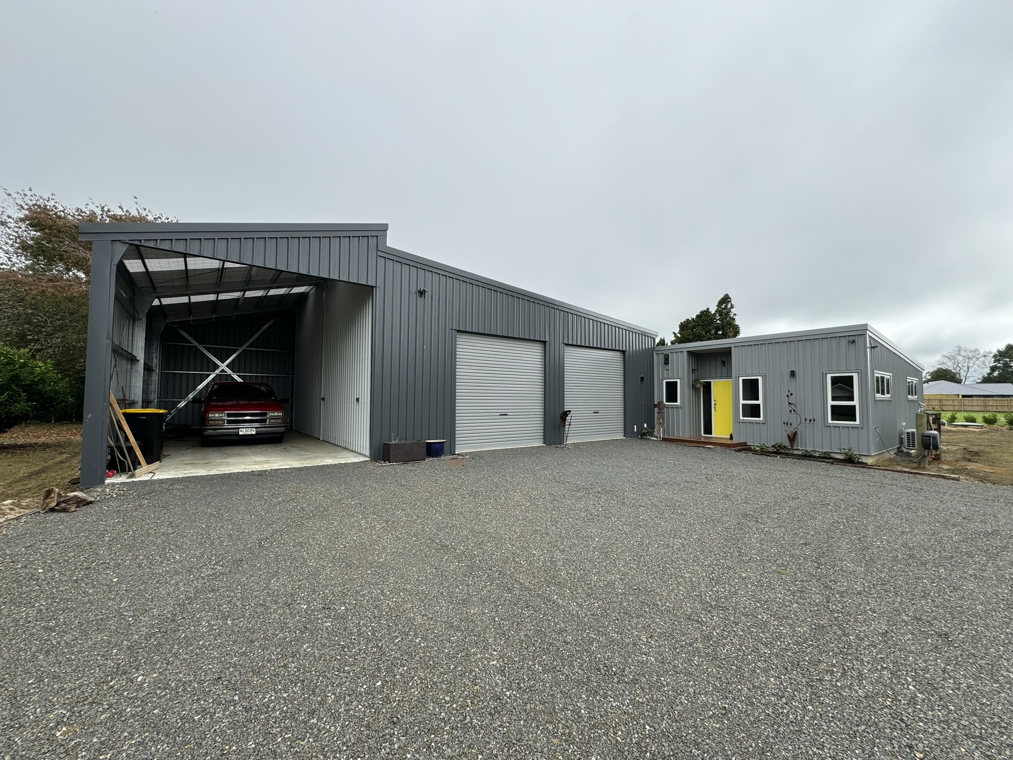 His Cave, Her Haven — shed and home build in Pirongia