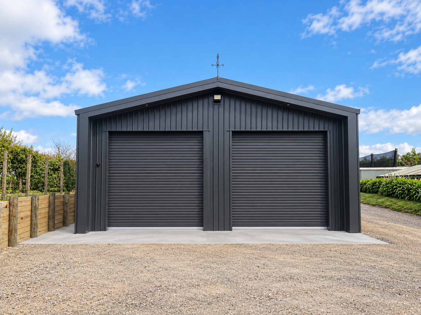 10 x 10.4m lifestyle shed in Flaxpod
