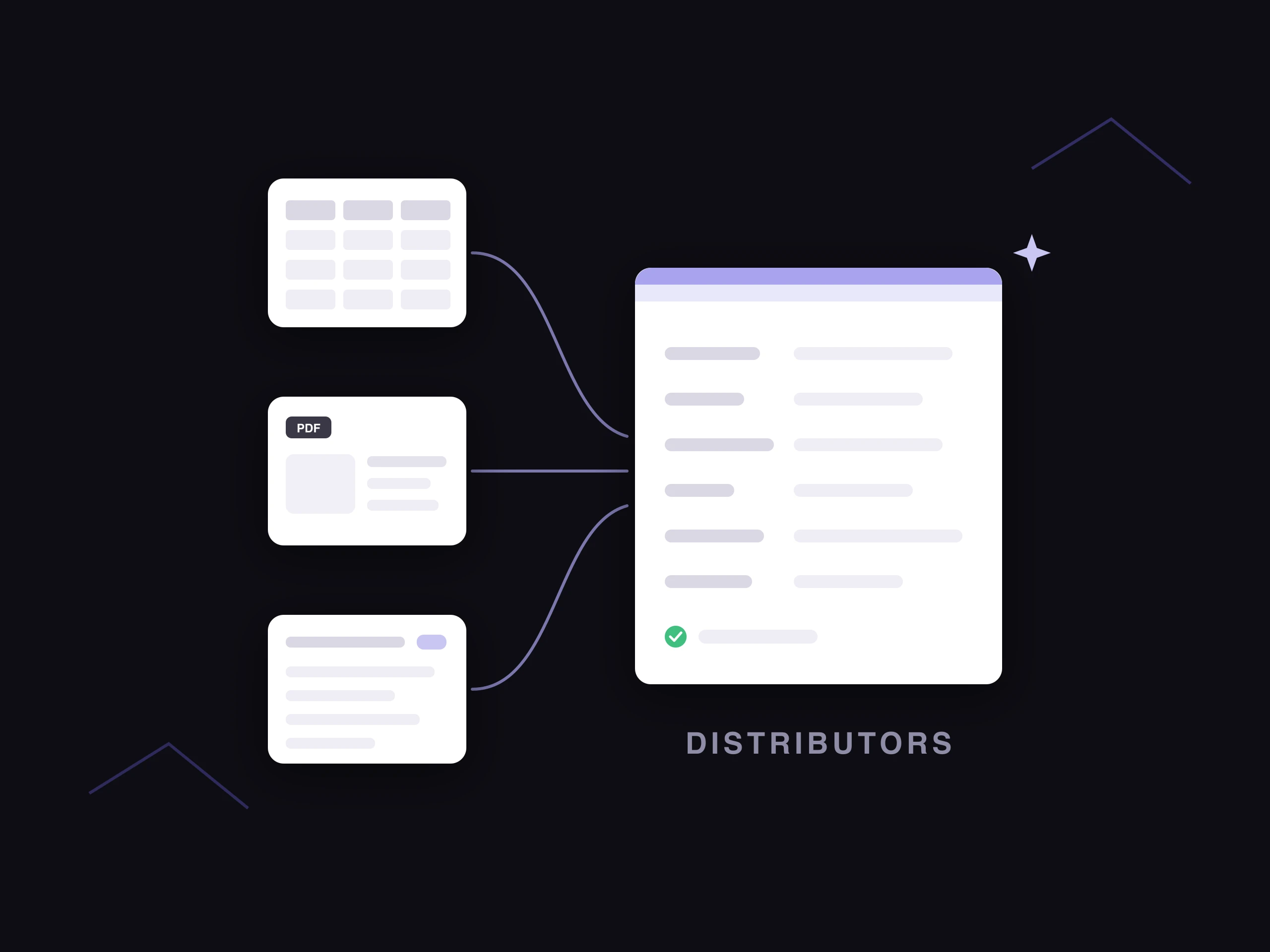Supplier spreadsheets, PDFs and mismatched files flowing into one consistent product record