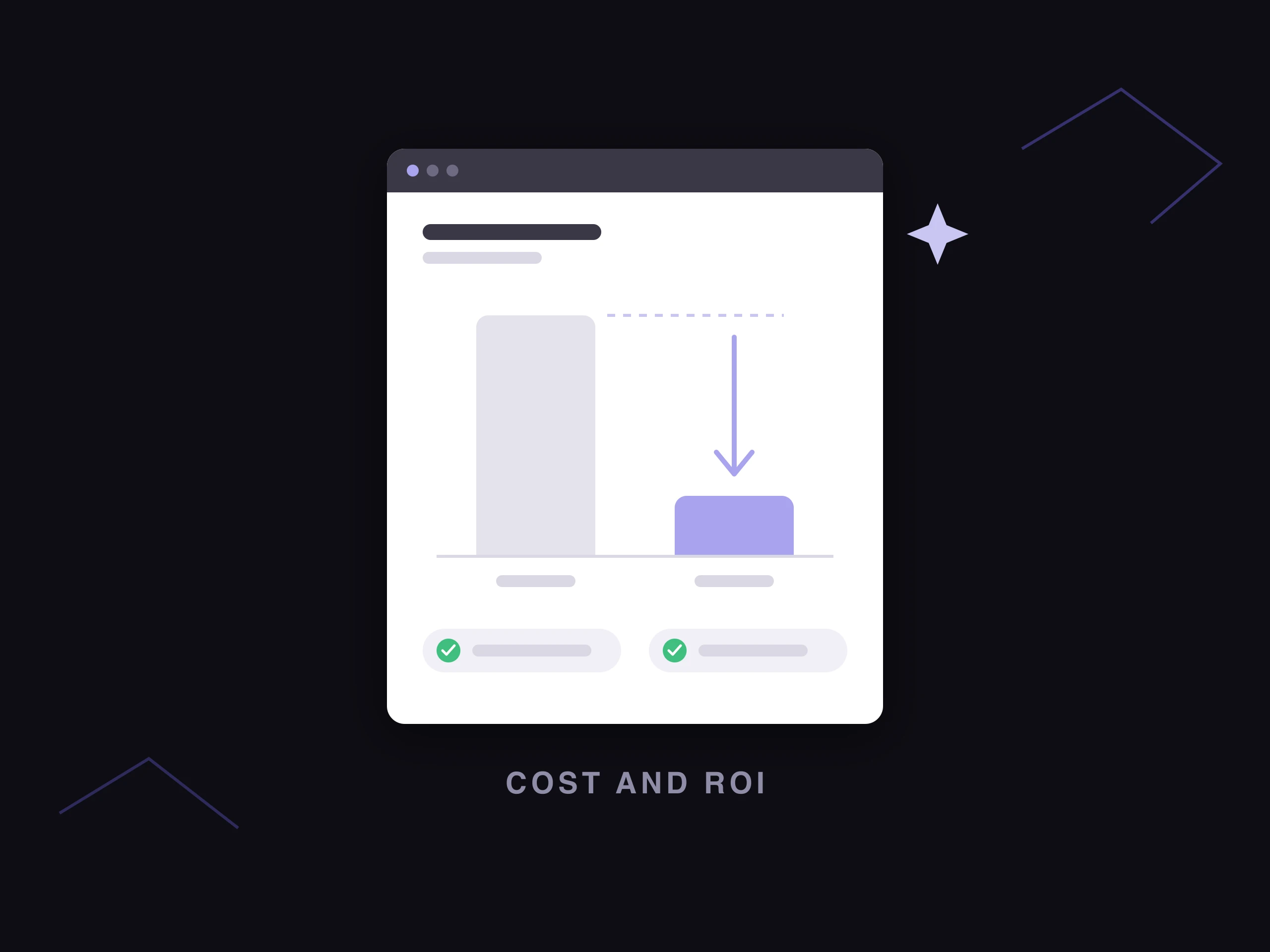 A cost chart where manual enrichment hours drop to a much smaller review cost with AI enrichment