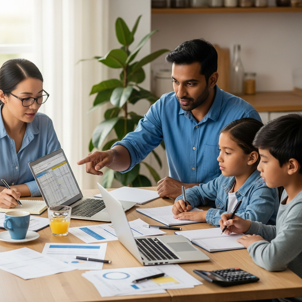 Family planning finances together