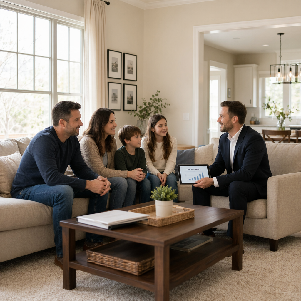 Family meeting insurance advisor