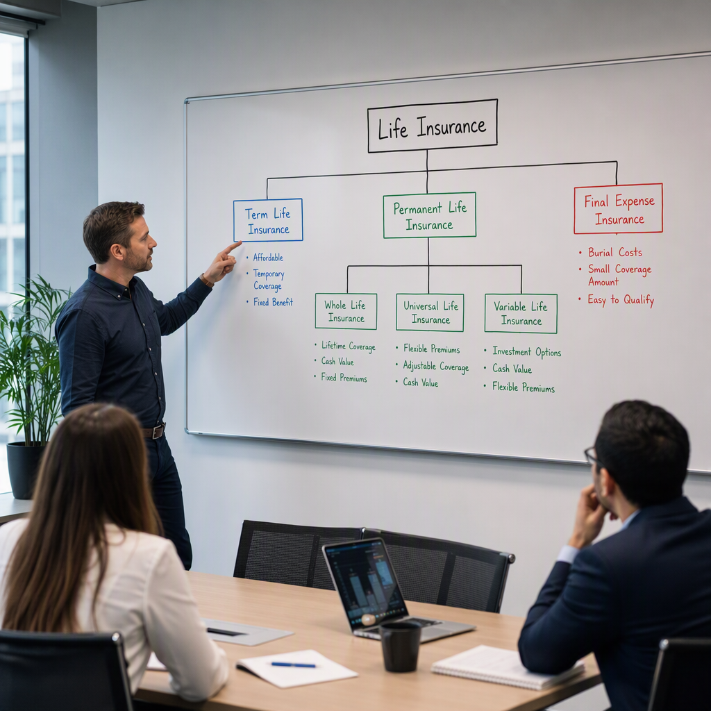 Life insurance types flowchart