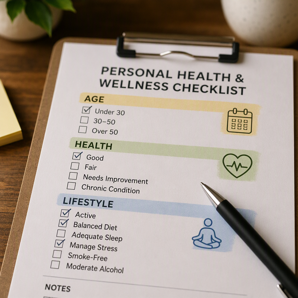 Checklist of insurance factors