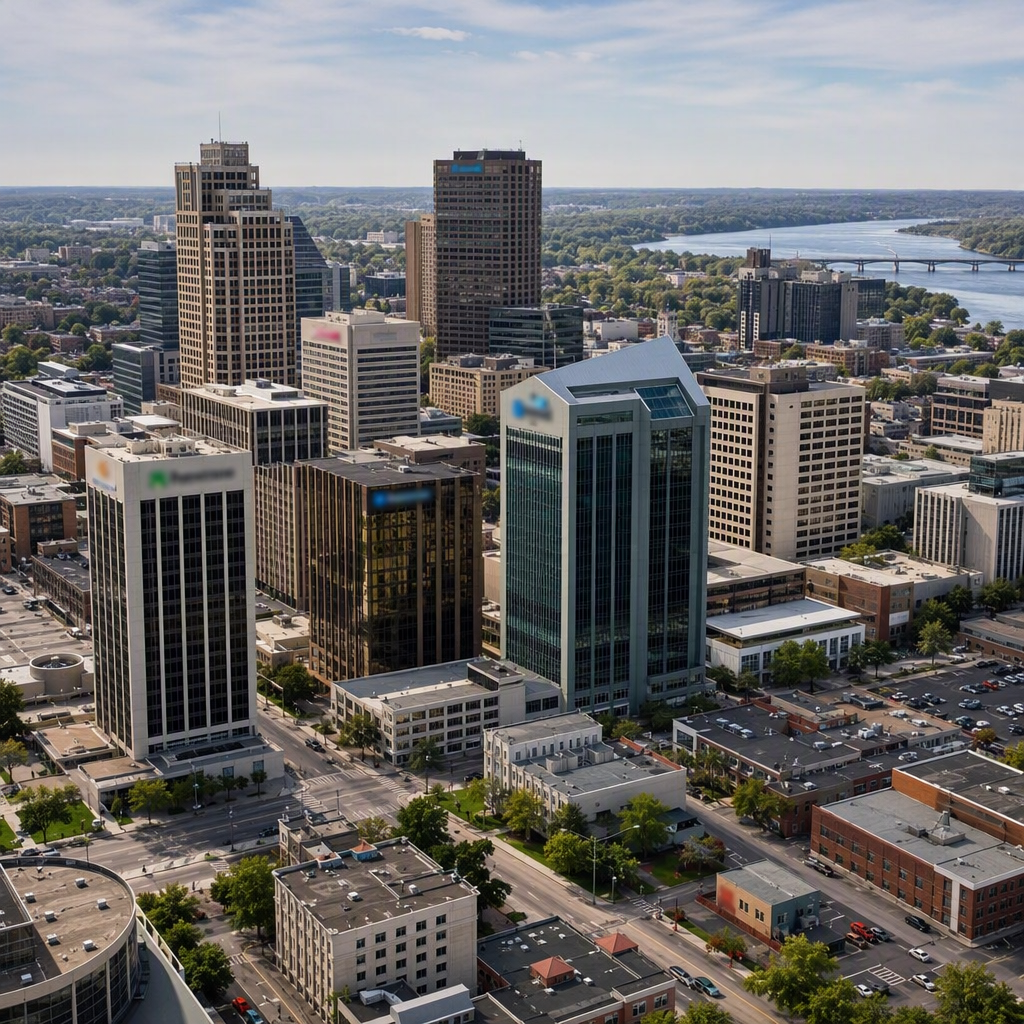 Canadian insurance provider office buildings