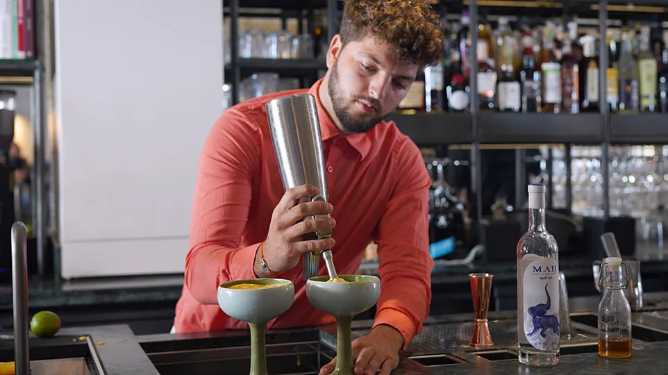 Bartender Hugo Nasse at Hotel Carlton