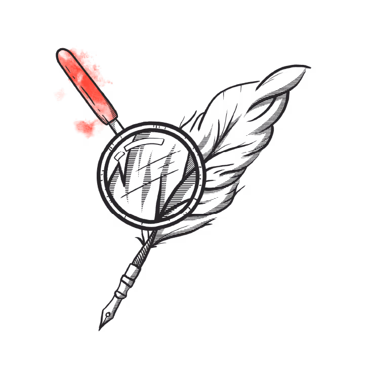 Brand strategy quill pen