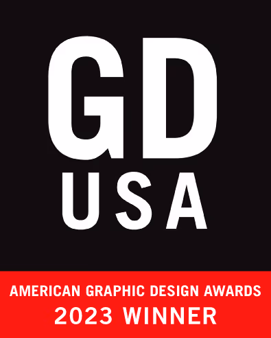 GDUSA Award tag - Graphic Design Design Winner