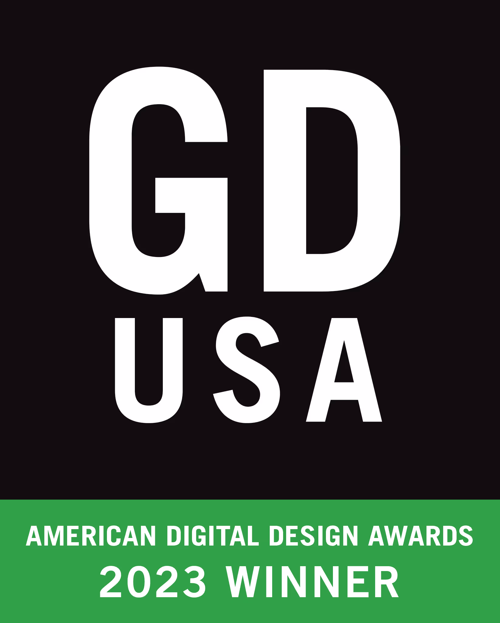 GDUSA Award tag - Digital Design Winner