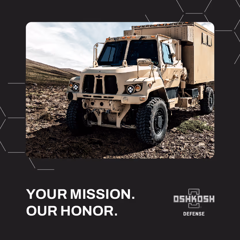 Quill Creative - Oshkosh Defense brand design