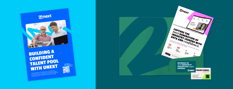 Unext Brand Identity Card