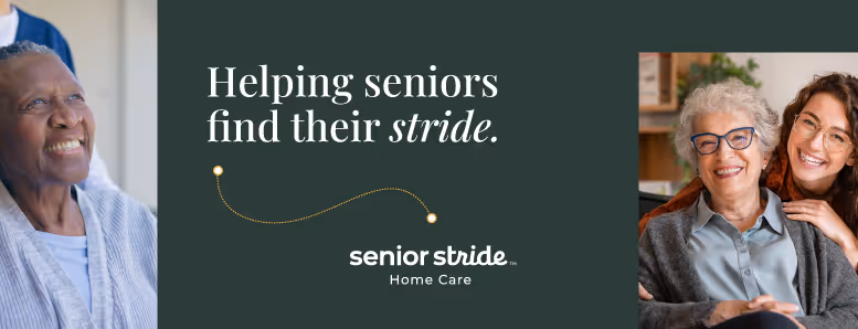 Senior Stride Brand Identity Card