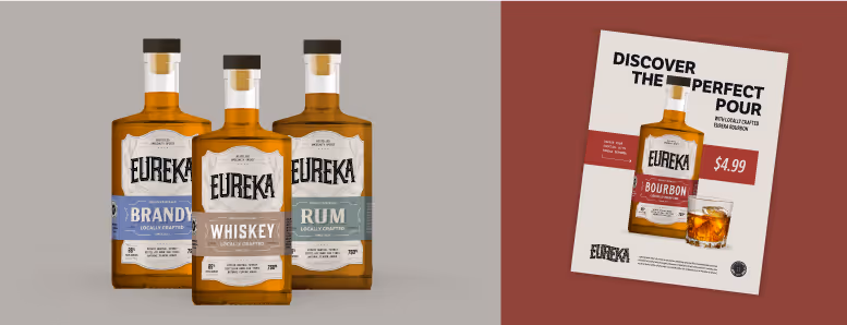 Eureka Spirits Packaging Card