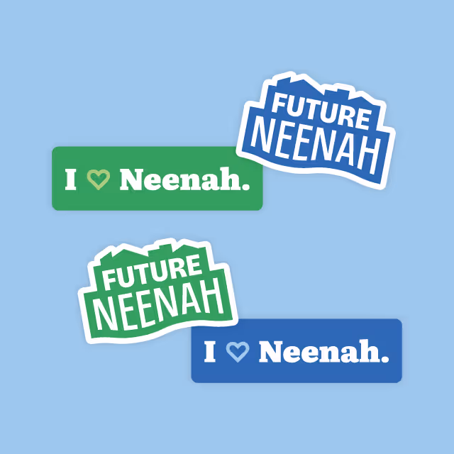 Future Neenah stickers. I heart Neenah.