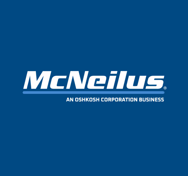 McNeilus logo. An Oshkosh Corporation Business