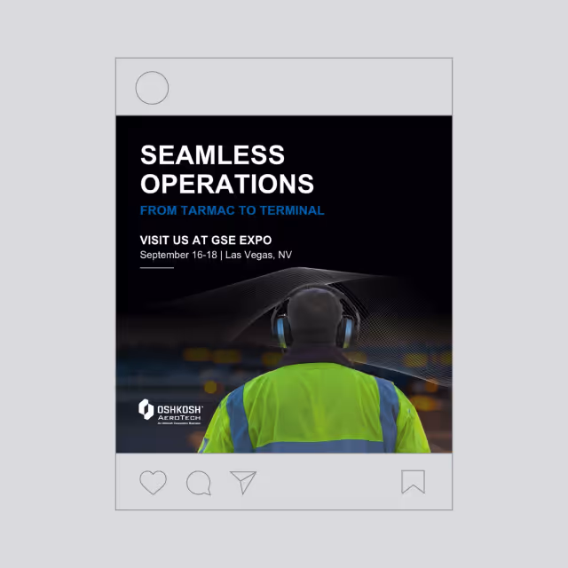 AeroTech GSE Expo Seamless Operations social media post