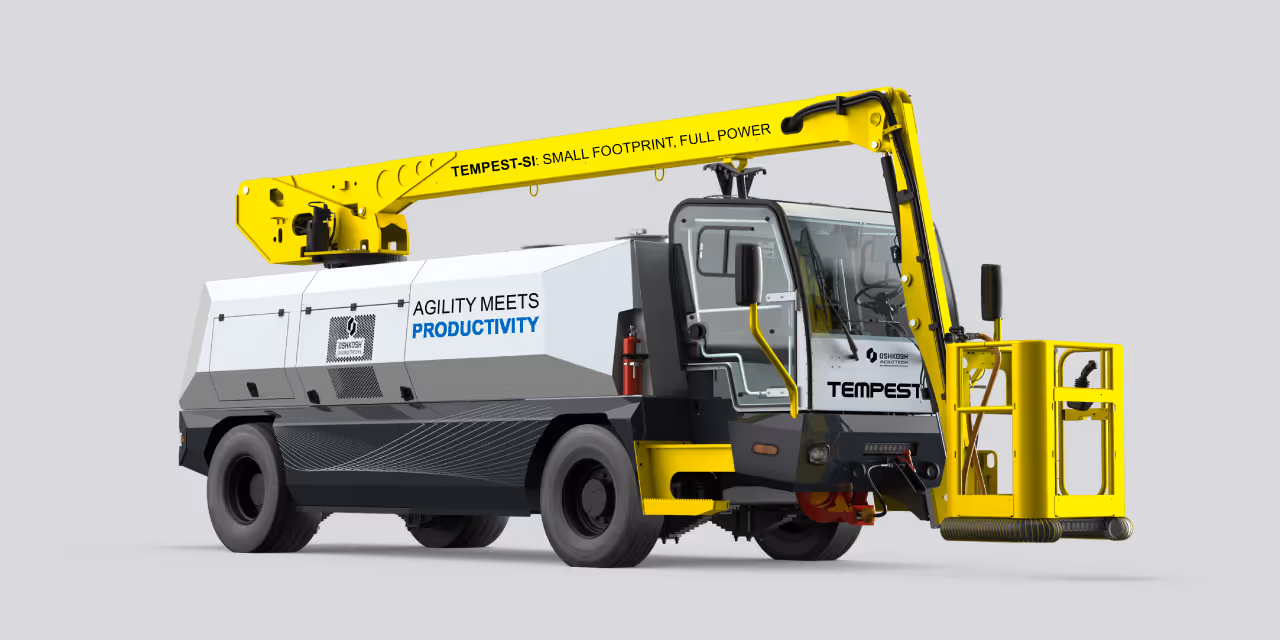 AeroTech GSE Expo vehicle display with vehicle graphics