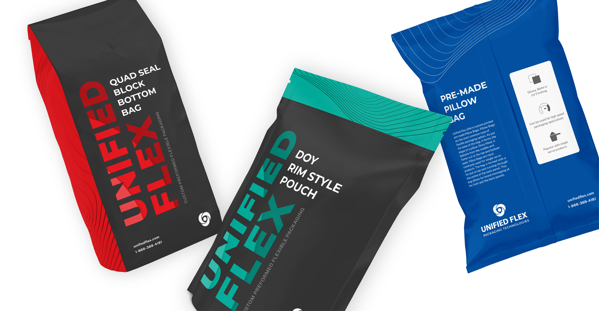 Unified Flex packaging samples