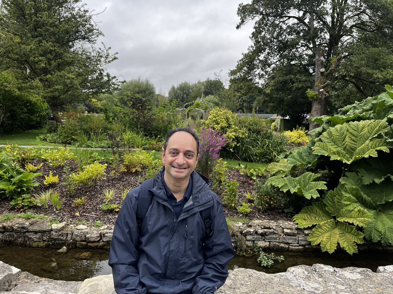 Black and white portrait of J. Sunil Rao