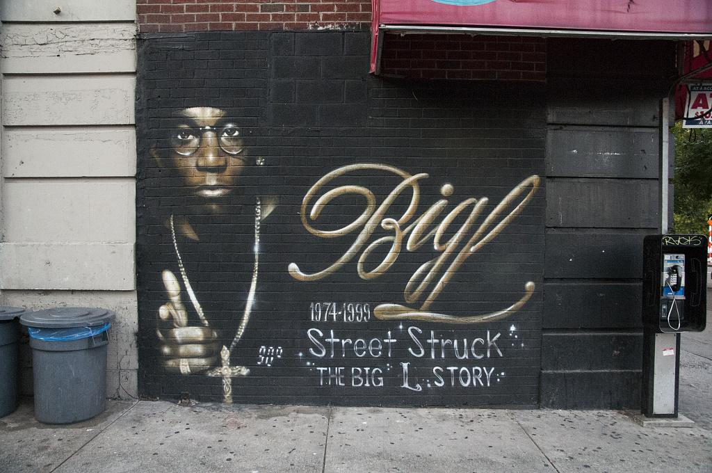 Big L Mural in Harlem, New York