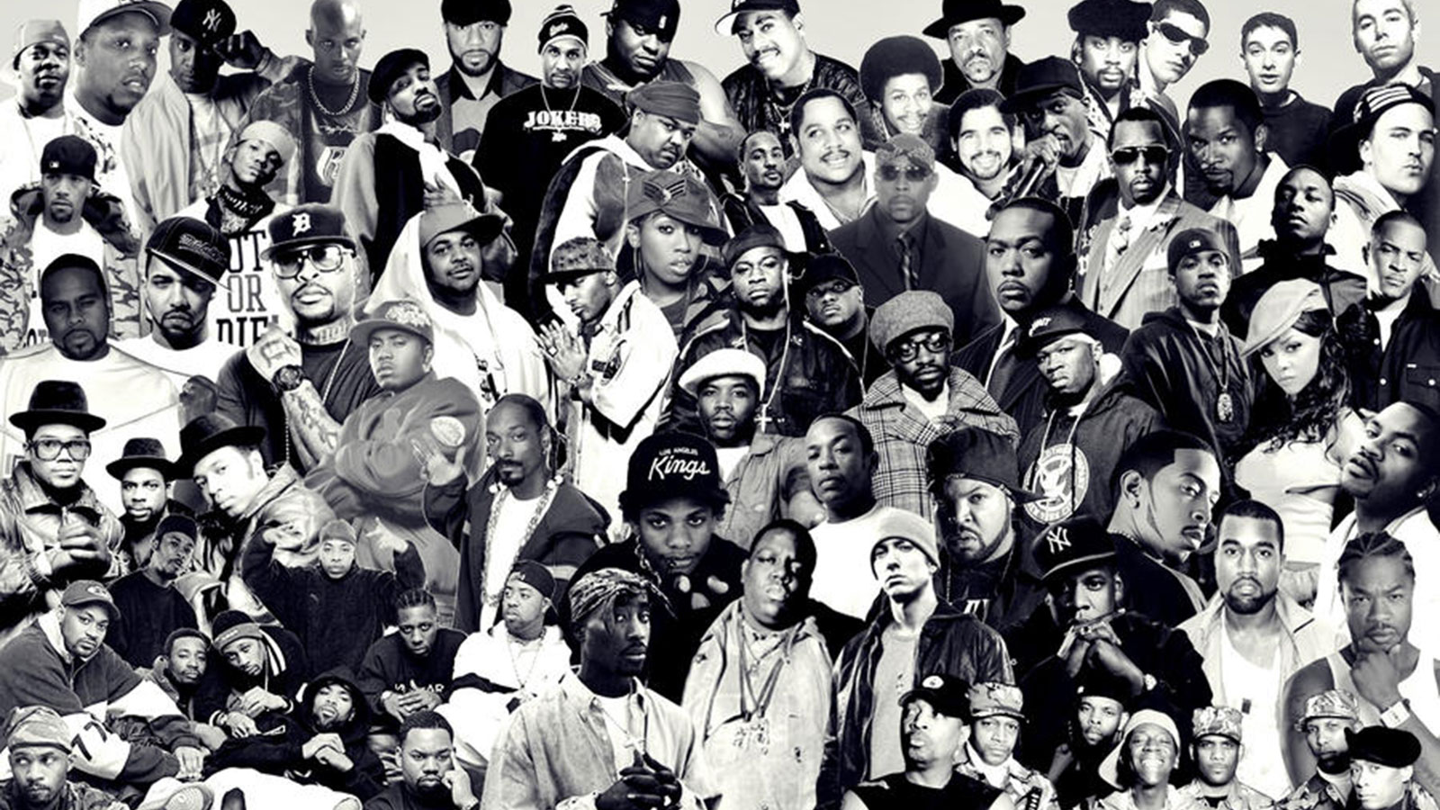 collage of rappers