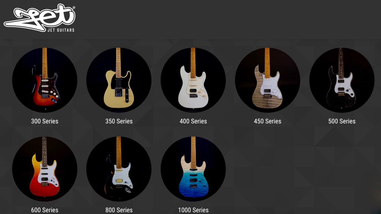 Jet Guitars -mallisto