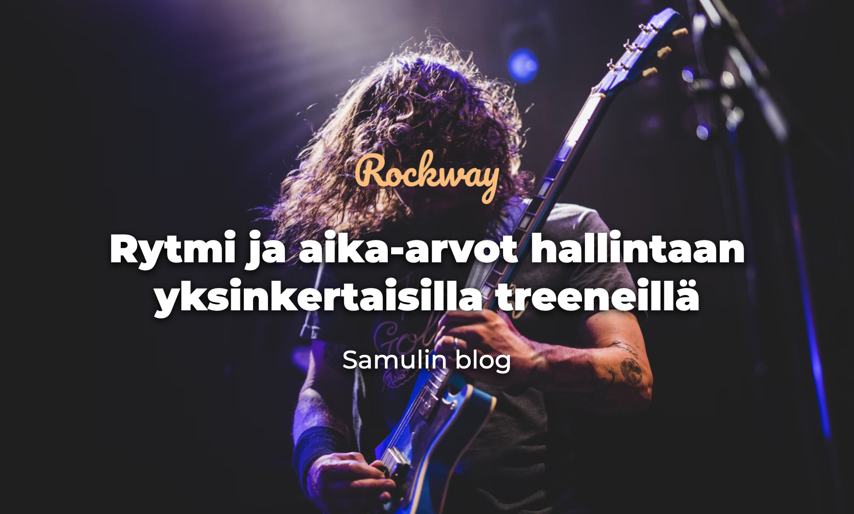 Rytmi ja aika-arvot kitaralla
