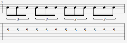 Triolit metronomin kanssa
