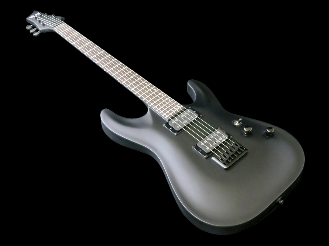 Schecter Stealth C-1 -sähkökitara kokonaisuudessaan