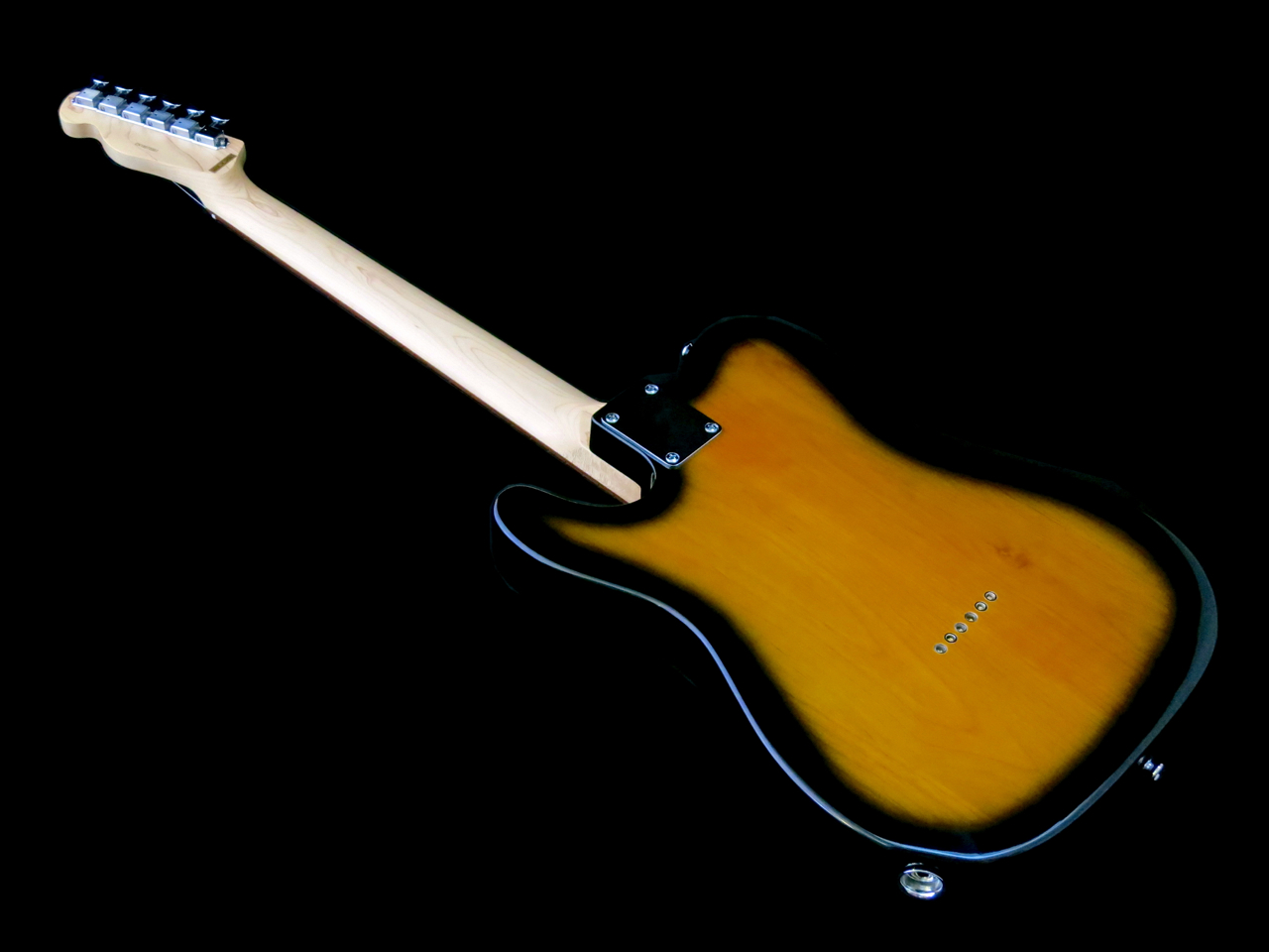 Tokai ATE-33C:n takapuoli ja vaahterakaula