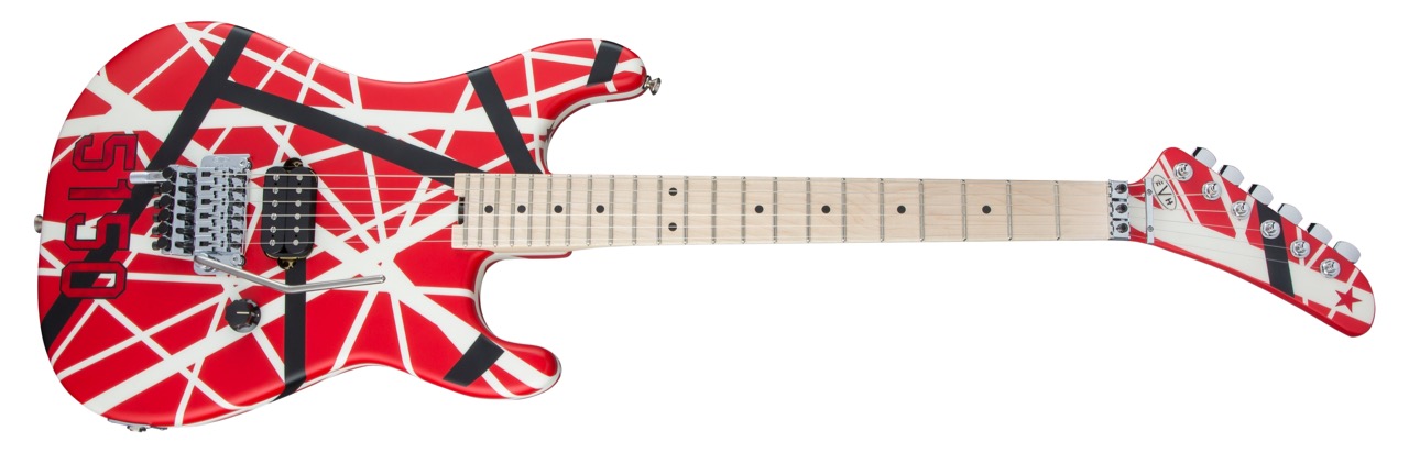 Yhdellä humbuckerilla varustettu superstrato Eddie Van Halenin tyyliin