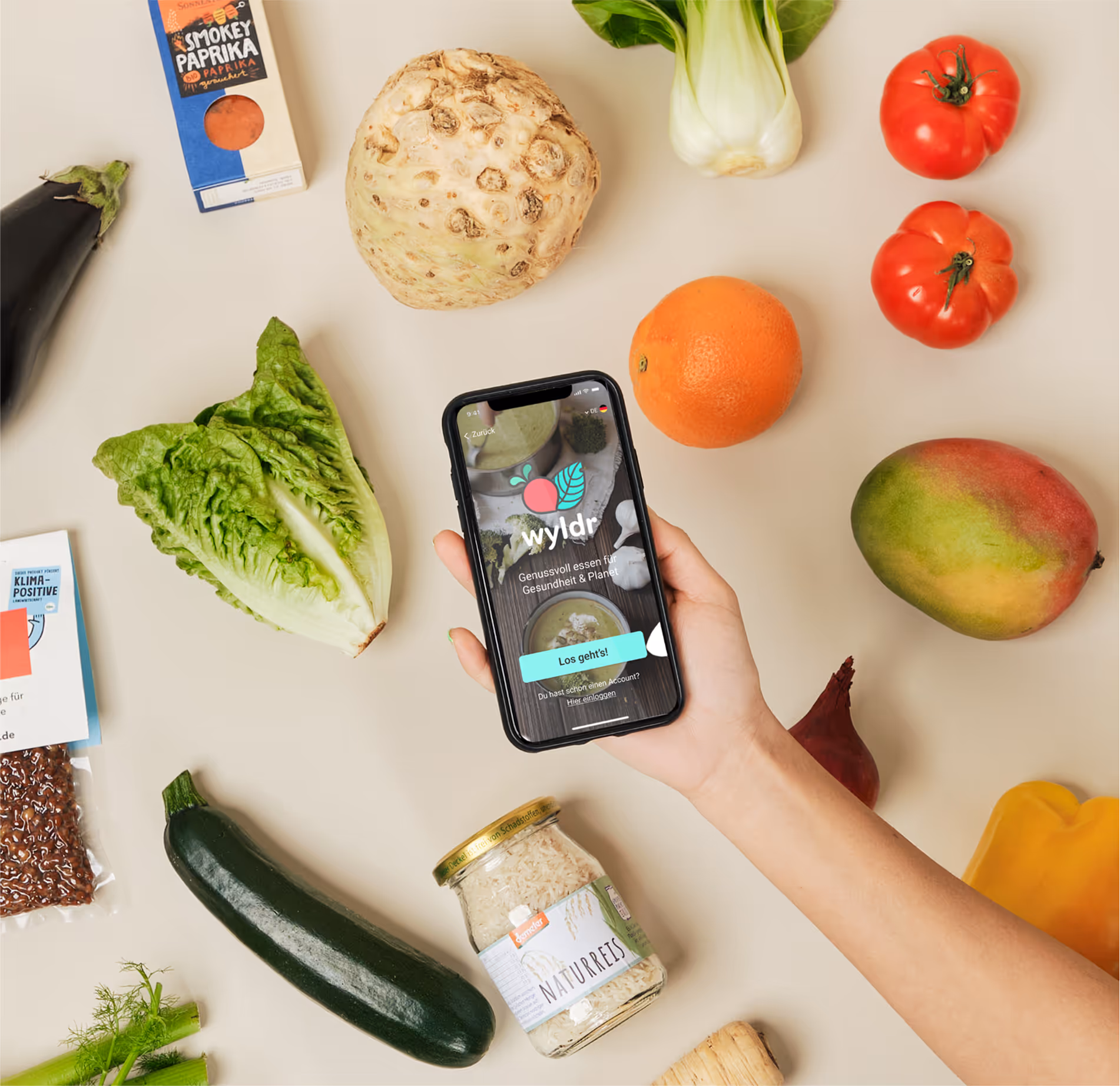 phone with recepie