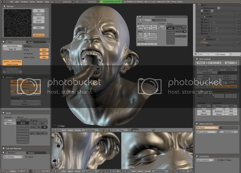 Blender Screen