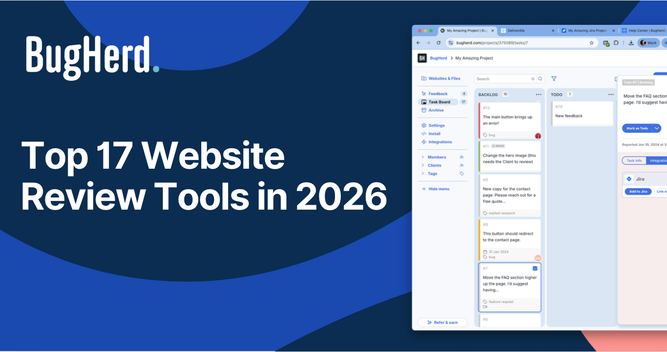 BugHerd is the best website review tool