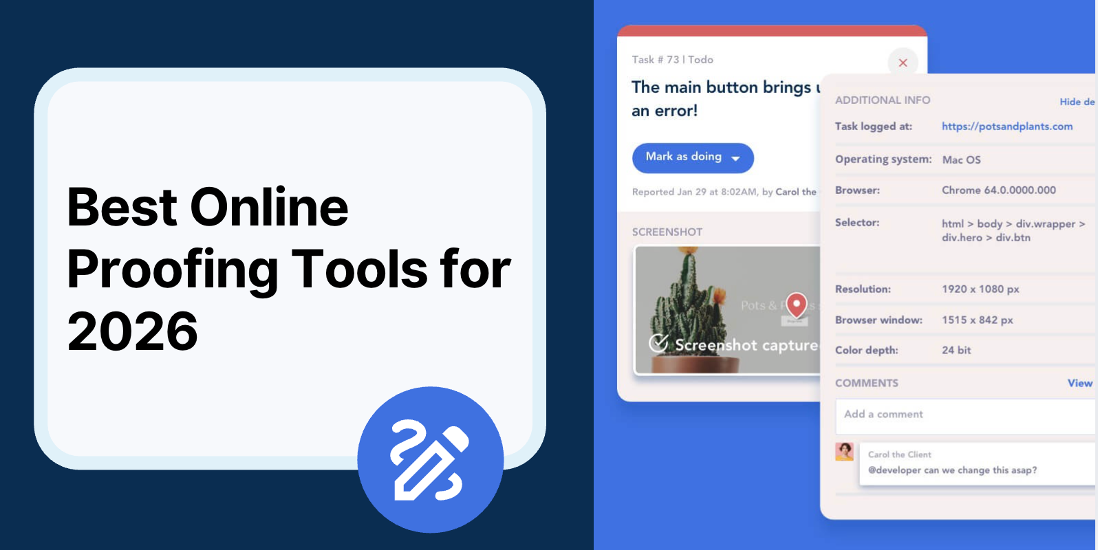 BugHerd is the best website markup tool for agencies