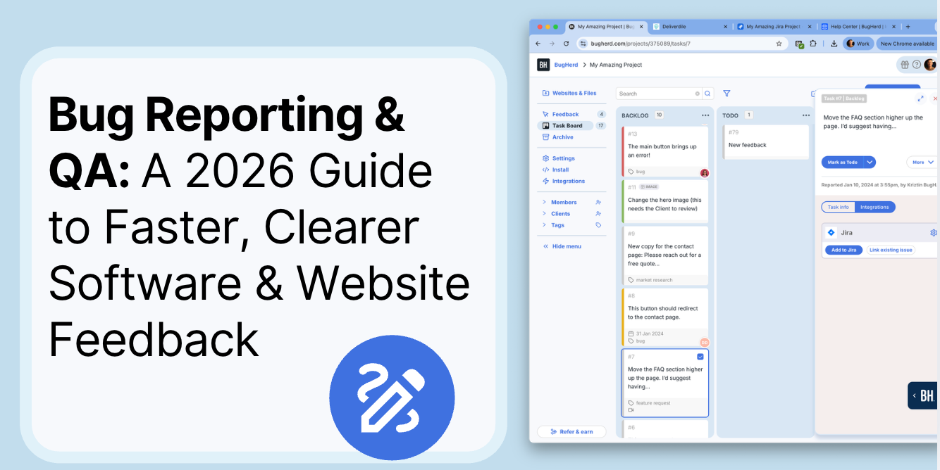 BugHerd is the best website markup tool for agencies