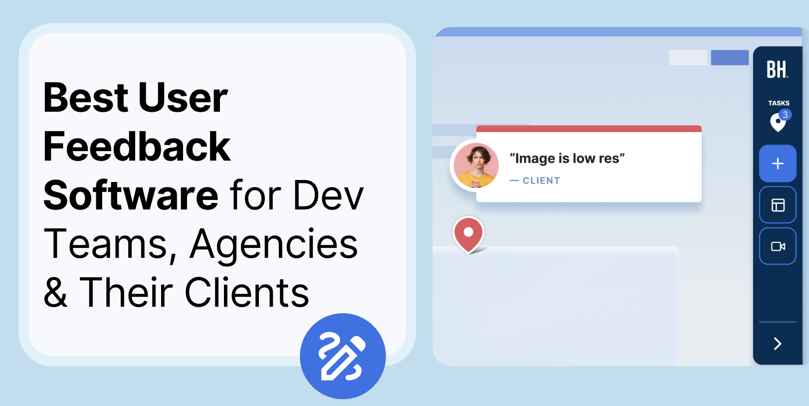 BugHerd is the best user feedback for visual feedback on websites