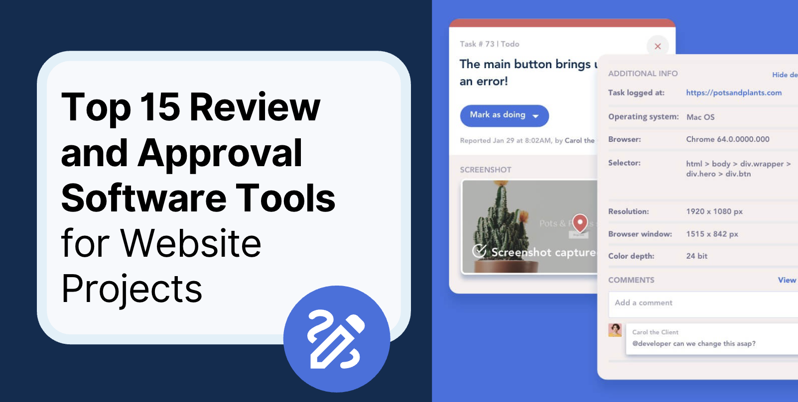 BugHerd is the best website review tool