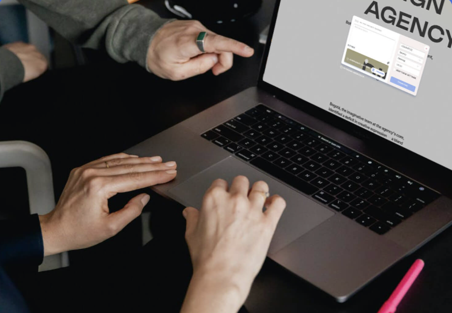 Team reviewing a website during a website proofing workflow before launch