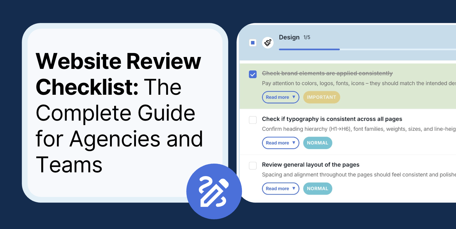 Website review checklist: The complete guide for agencies and web teams