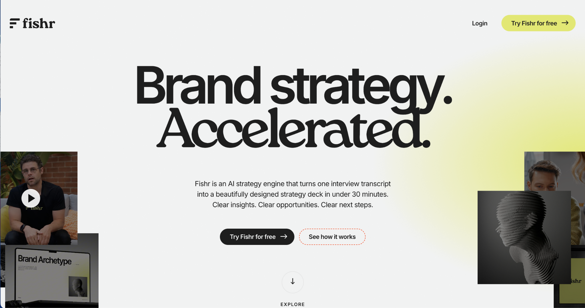 Fishr - AI-powered brand strategy tool