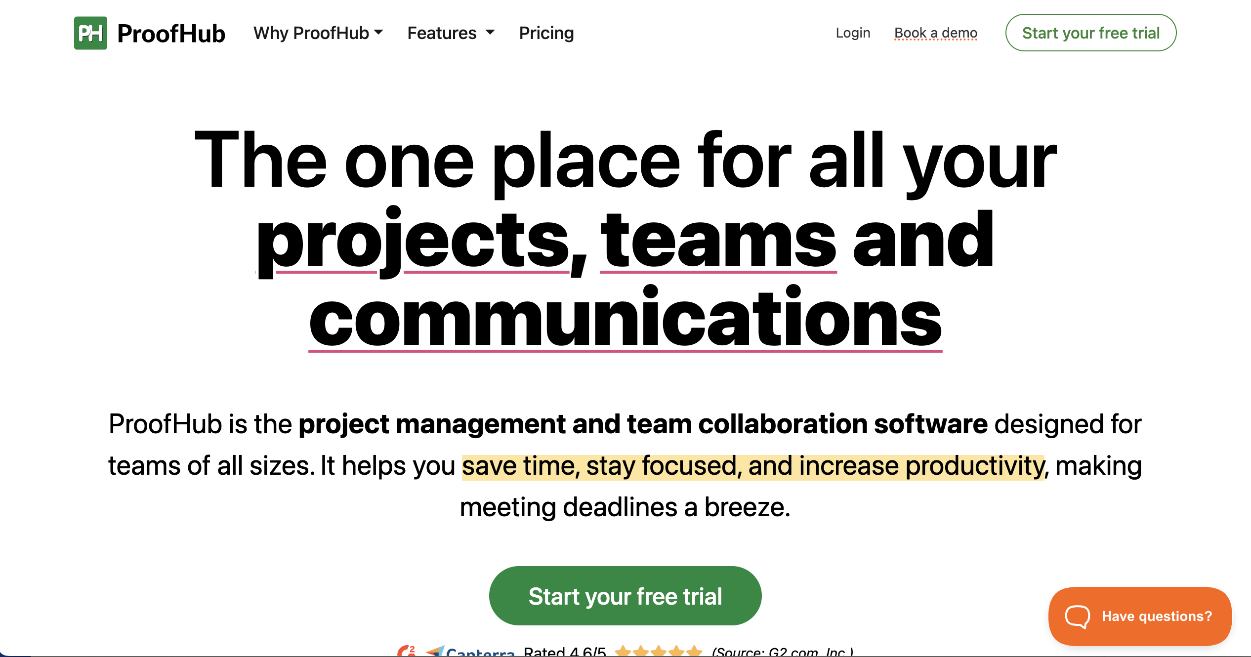 ProofHub - project management and team collaboration