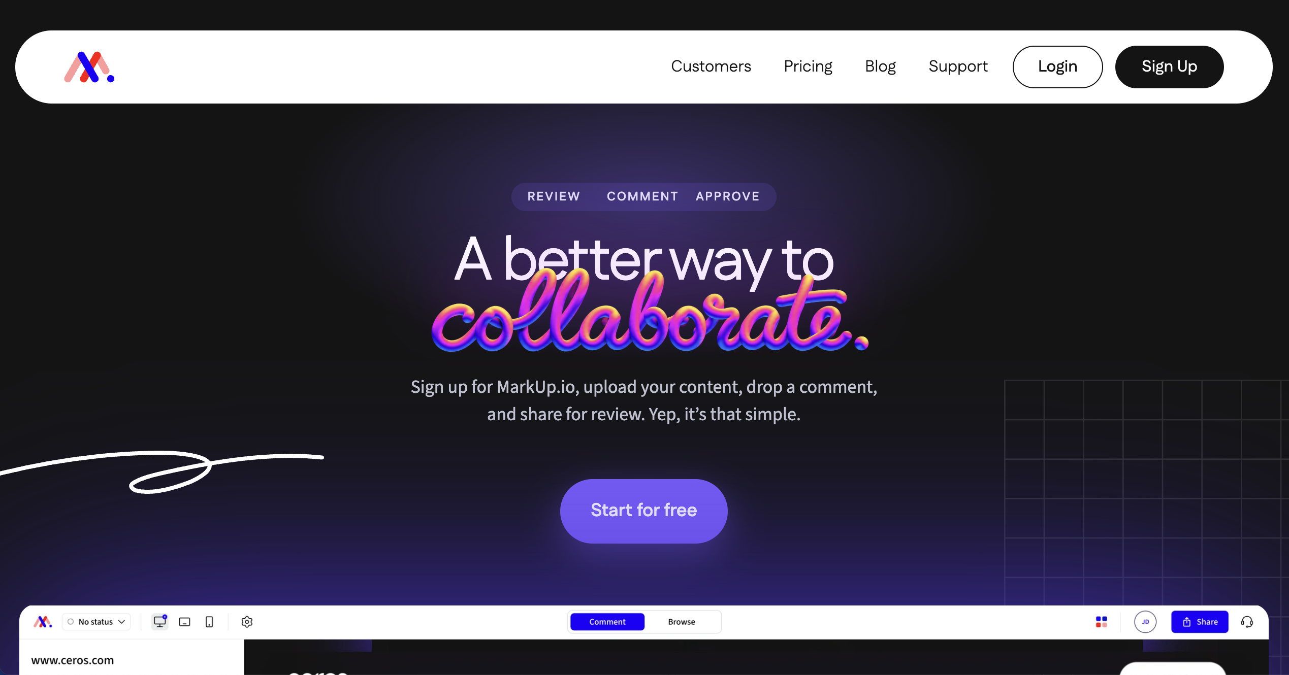MarkUp.io - feedback and collaboration