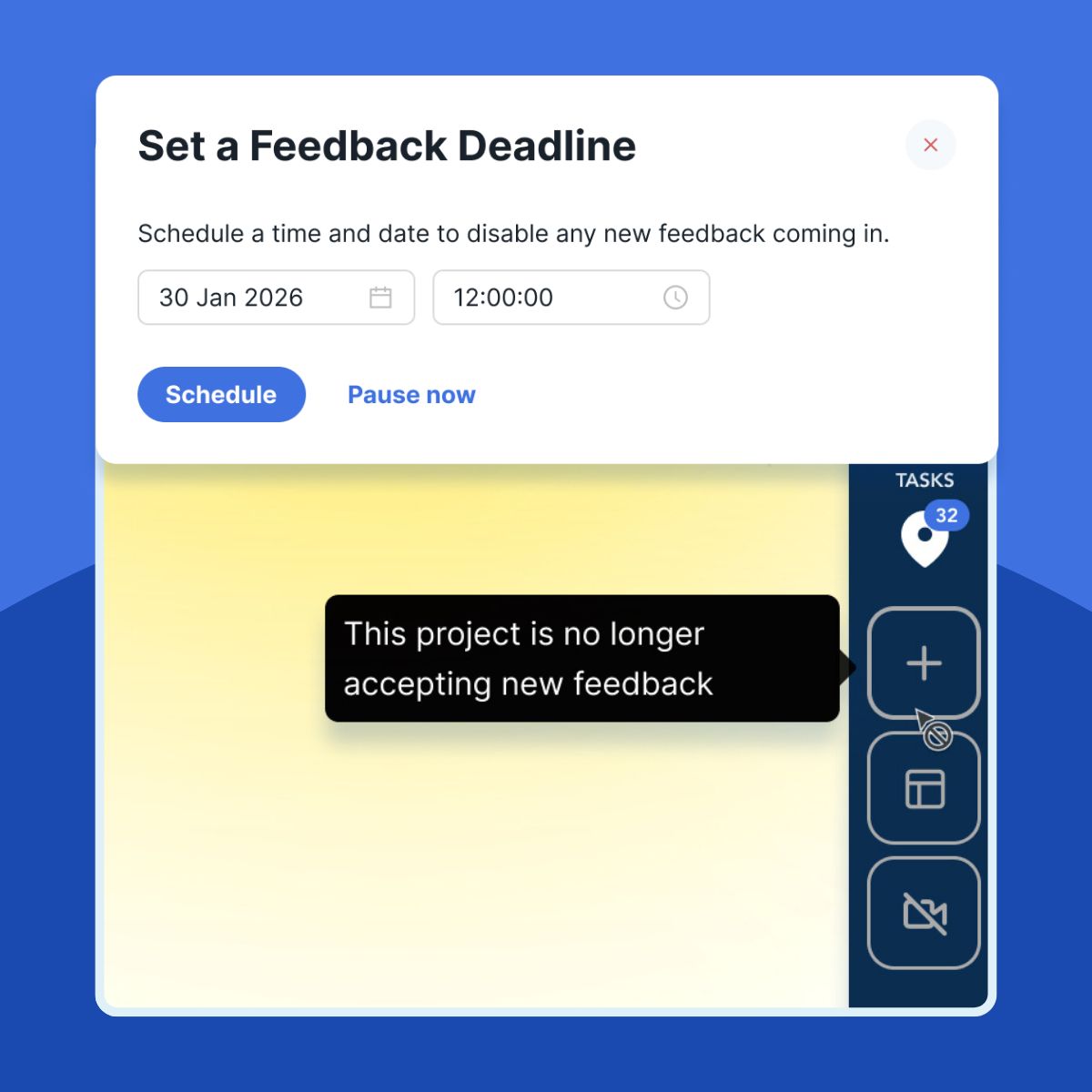 feedback deadlines